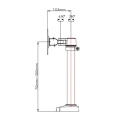 Großhandel niedriger Preis gute Qualität Aluminiummonitor Stand USB3.0 Transfer